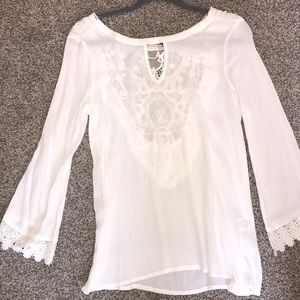 Altar’d State cream colored blouse